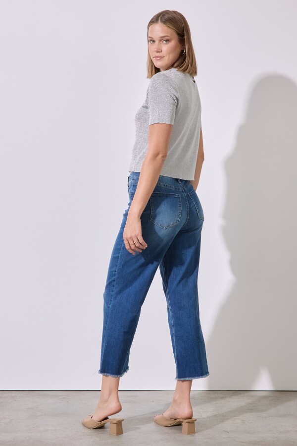 Jean Wide Crop JEAN