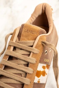 Zapatilla Gamuza Vaca Marron