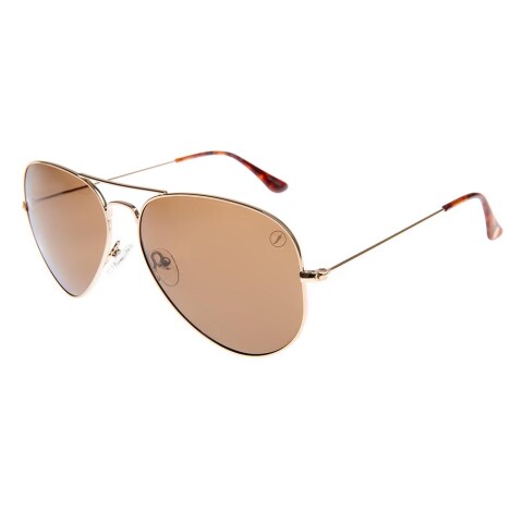 Lentes De Sol Chilli Beans Aviador - Unisex Marrón/Dorado