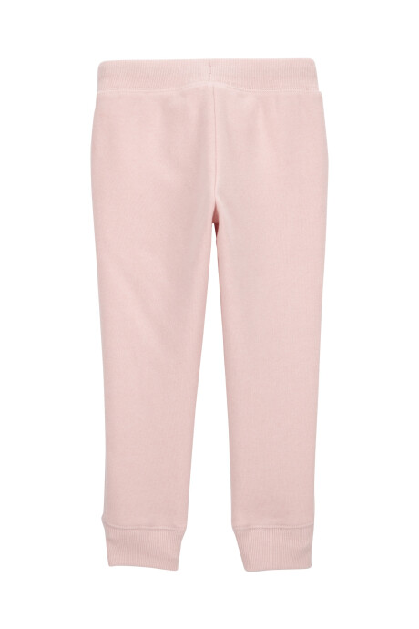 Pantalón deportivo de algodón, rosado Sin color