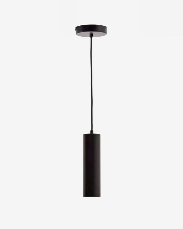 Lámpara de techo Andia de aluminio con acabado pintado en negro