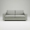 SOFA CAMA 2 PLAZAS - TELA GRIS CON PUNTOS NEGROS y CRUDOS SOFA CAMA 2 PLAZAS - TELA GRIS CON PUNTOS NEGROS y CRUDOS