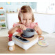 Anafe de mesa de madera con ventilador Anafe de mesa de madera con ventilador