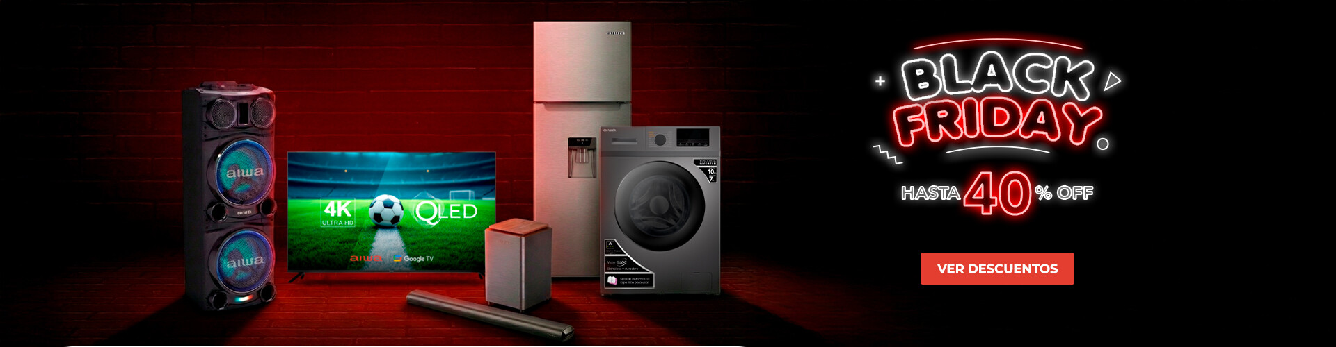 AIWA Black Friday - Hasta 40% OFF