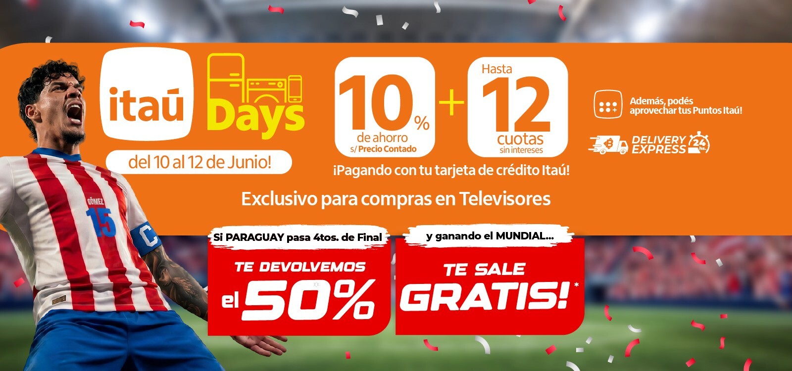 Itau days Televisores