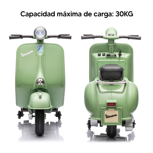 Moto Eléctrica Vespa Para Niños MOTO ELECTRICA VESPA A8820