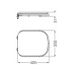 TAPA INODORO BARI MADERA BLANCA LAQUEADA PARA BAÑO 000