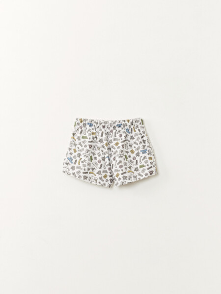 Short Marvel Gris Claro Melange