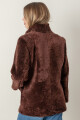 Borrego greta reversible Marron gastado