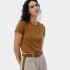 BLUSA MM FEM MARROM ESCURO