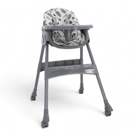 Silla de Comer para Bebes Bebesit Steps con Bandeja 2 en 1 Gris