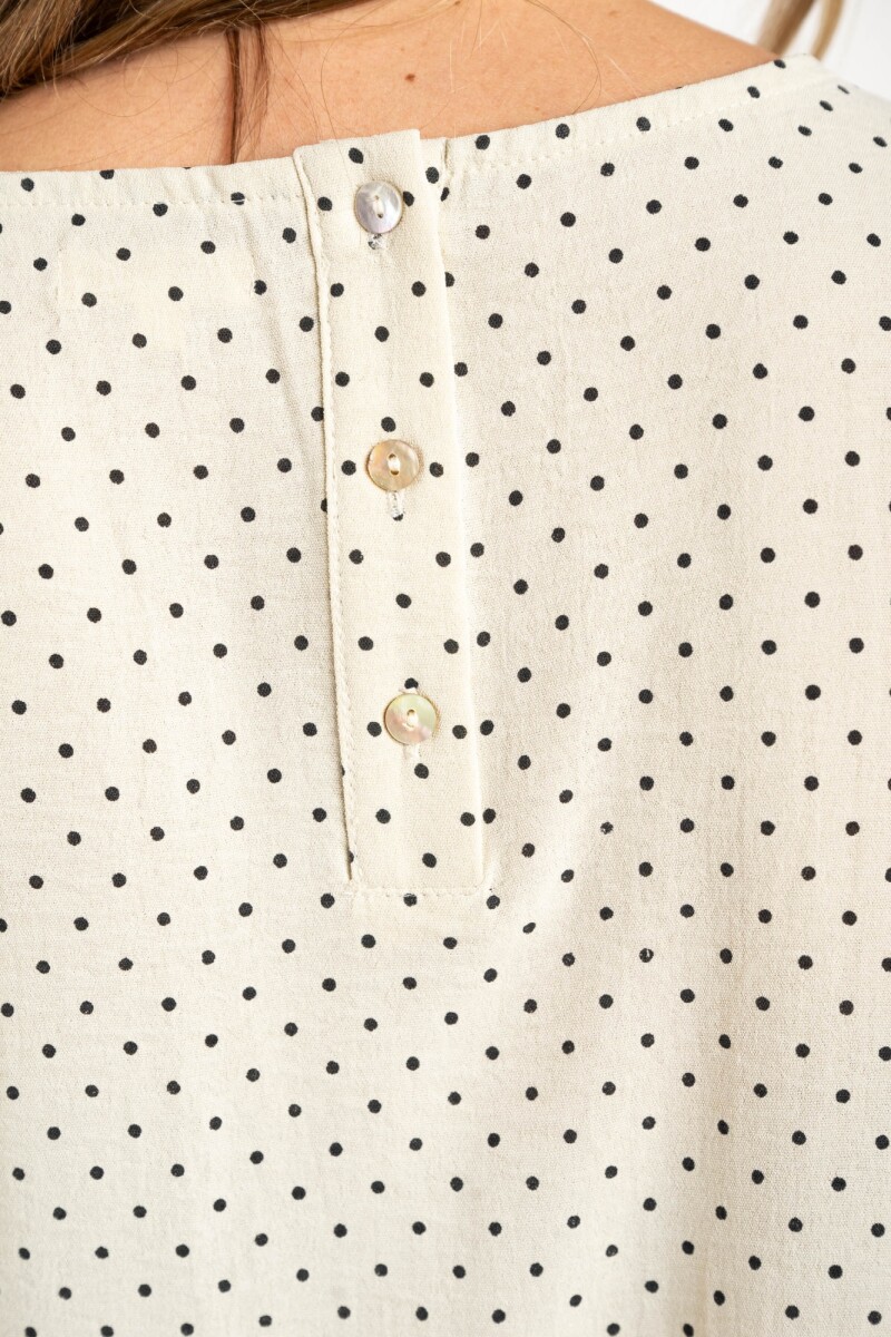 Blusa Estampada Crudo