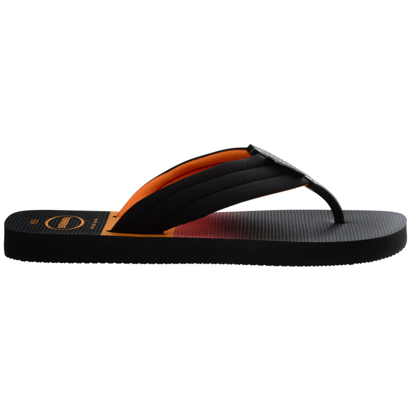 Sandalias Havaianas Urban Print Hombre Negro