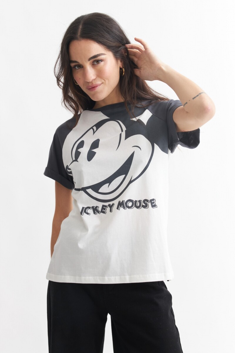 Camiseta dama Mickey CRUDO