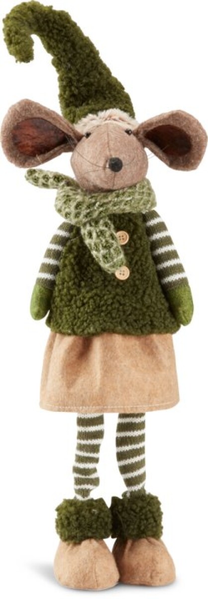 Ratón navideño EKLOGIT 60 cm 