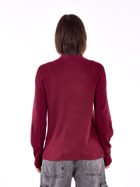 BUZO VIOLET BORDEAUX