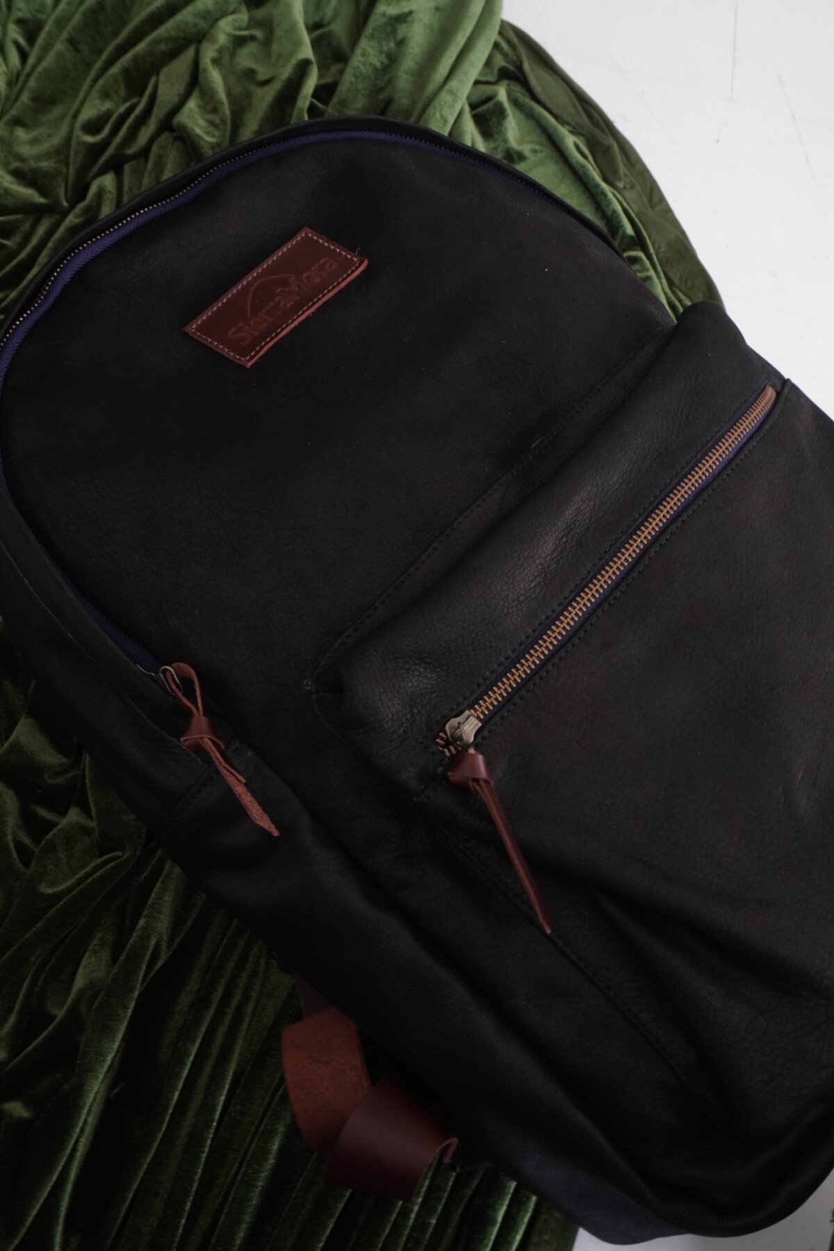 Mochila Moro Negro Blue Zip