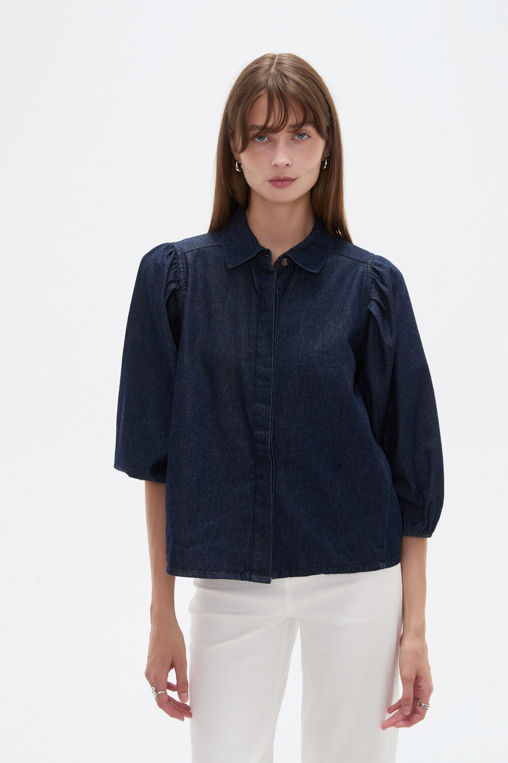 Camisa Tivran Azul Oscuro