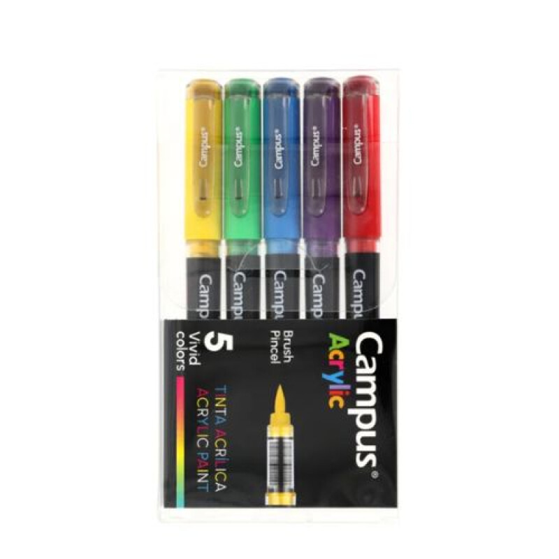 MARCADORES CAMPUS ACRYLIC X 5 Marcadores Campus Acrylic X 5