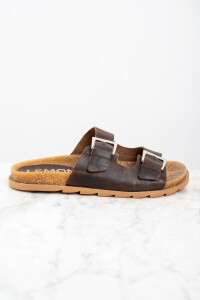 Sandalia Cuero Chocolate