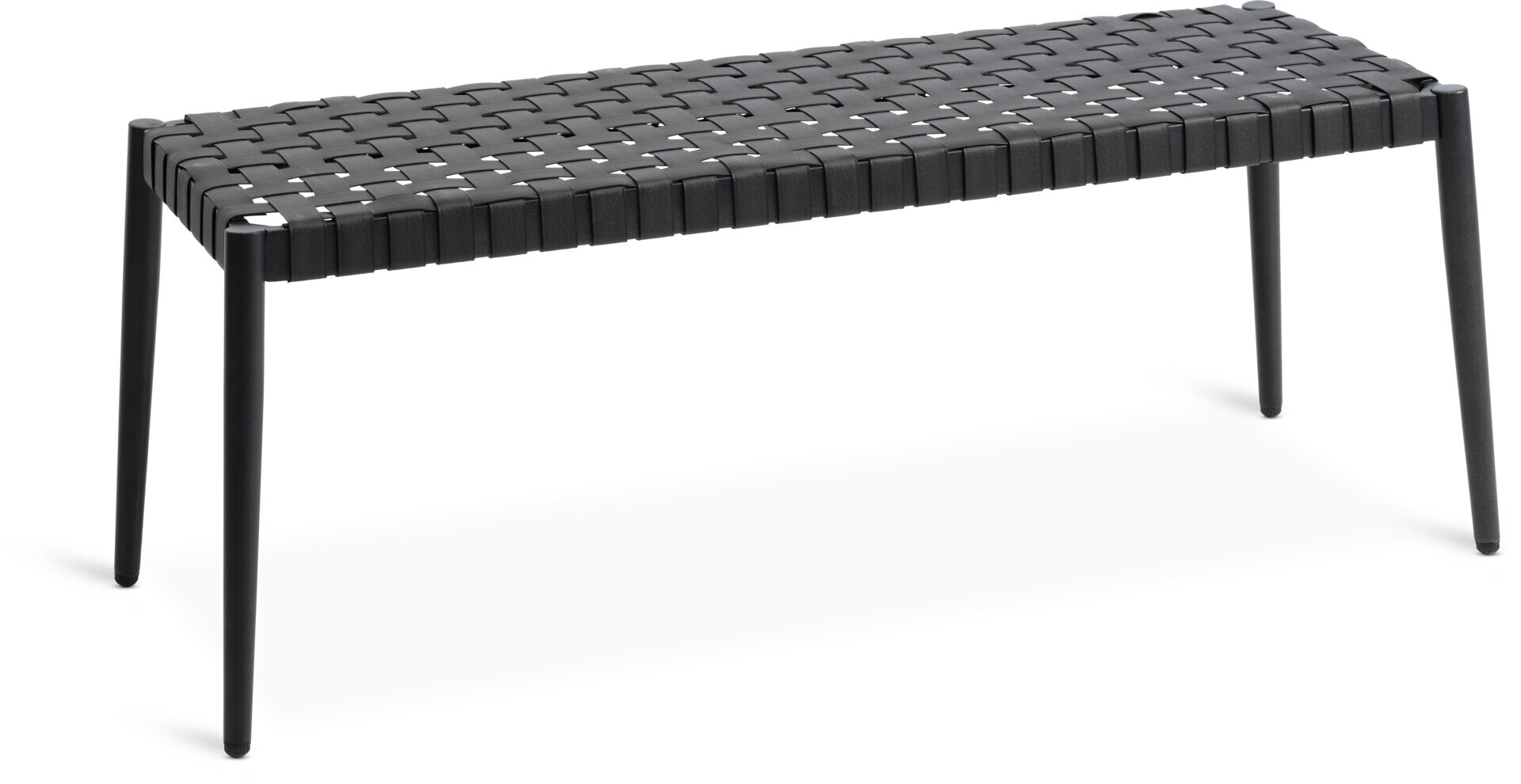 Banco de jardín EDDERUP A110xP40 negro