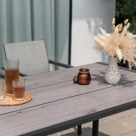 MESA RECTANGULAR URBANITE 207X90CM Mesa Rectangular De Patio RUSTICO Urbanite 207X90 CM - Gris