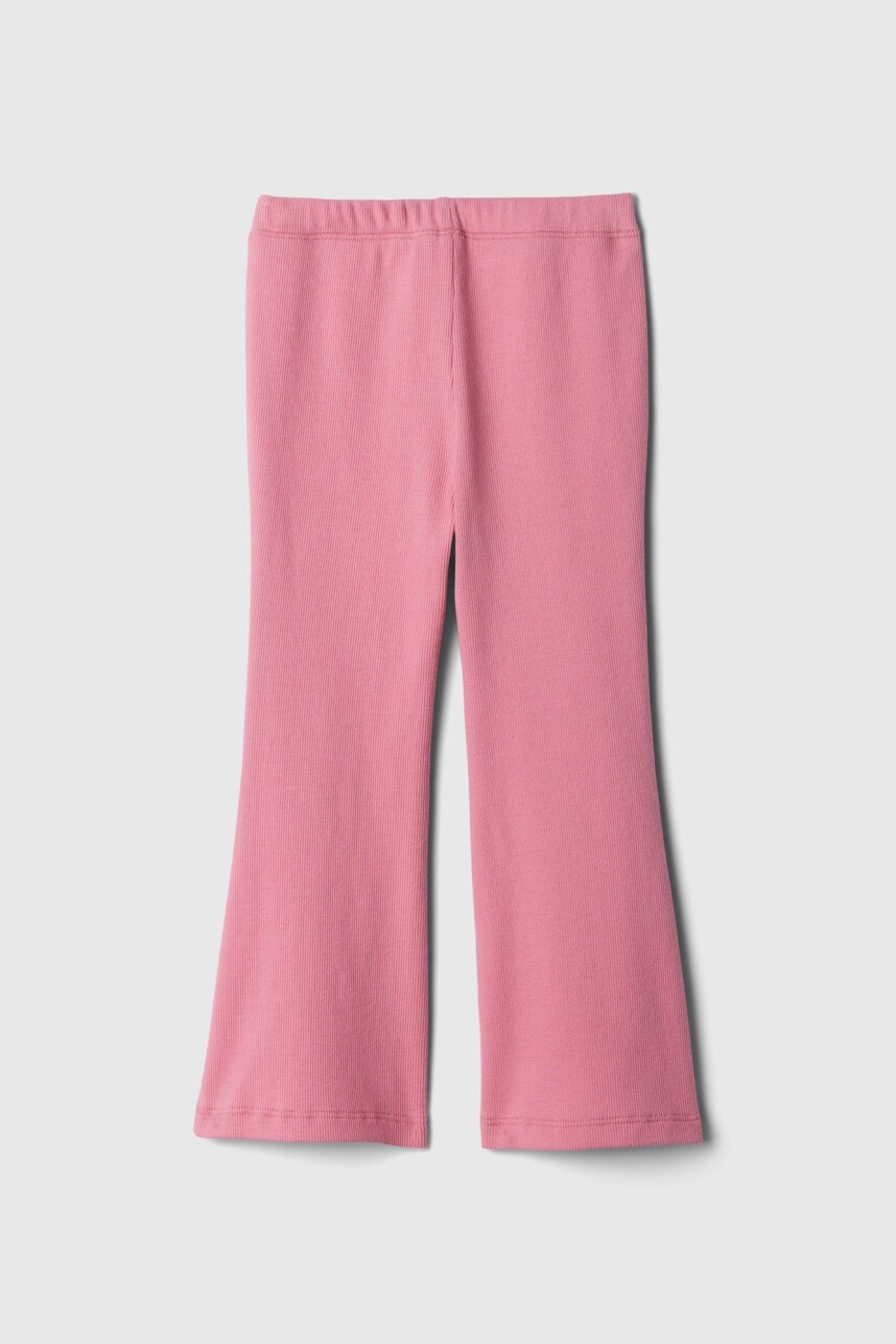 Calza Rib Flare Toddler Niña Elle Pink