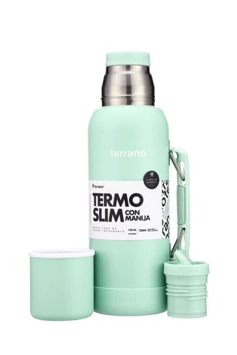 TERRANO TERMO NEW SLIM C/MANIJA+BOTA Verde Agua