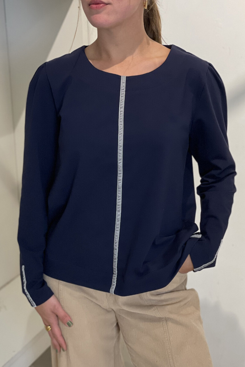 Remera soft - Azul 