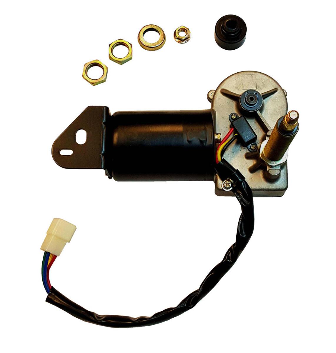MOTOR LIMPIA PARABRISA - UNIVERSAL 12V P-ADAPTAR A CAMIONES-TRACT EJE 9.5CM - 