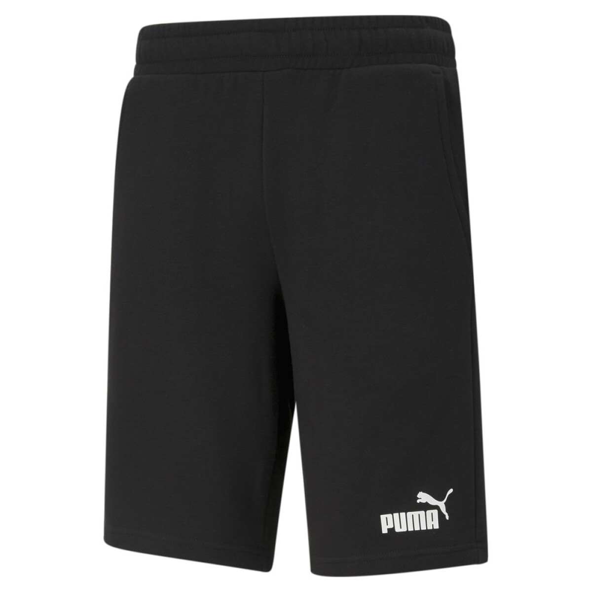 Short de Hombre Puma Ess Jersey - Negro - Blanco 