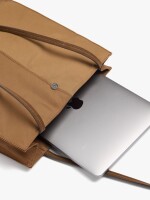 Bolso De Nylon Para Portátil 15" Con Colgante camel