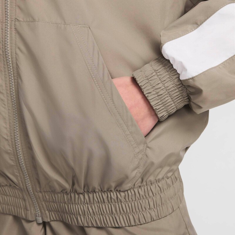 Abrigo Nike Essentias Uv Campera Hd de Mujer Gris