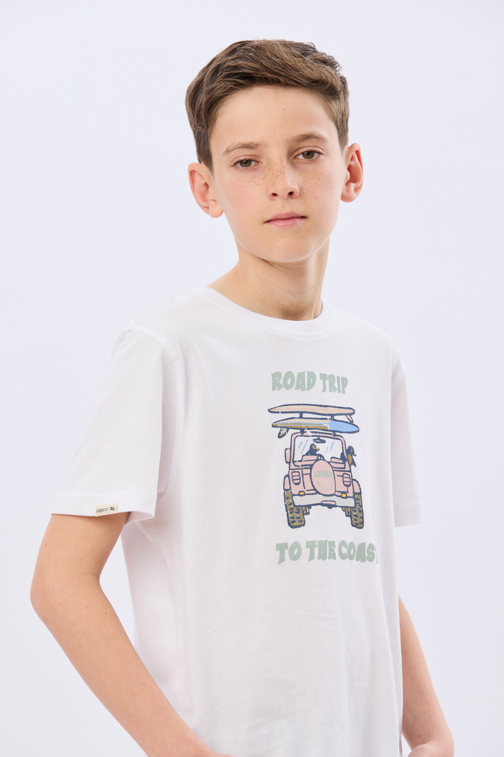REMERA ESTAMPADA DE ALGODÓN Blanco