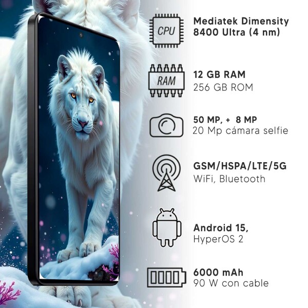 Xiaomi Poco X7 Pro 5g 12/256gb 5g NEGRO