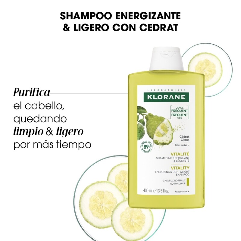 Shampoo Klorane Cedrat 400 Ml. Shampoo Klorane Cedrat 400 Ml.