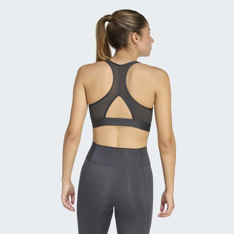 Top Adidas Powerreact Big Logo Gris