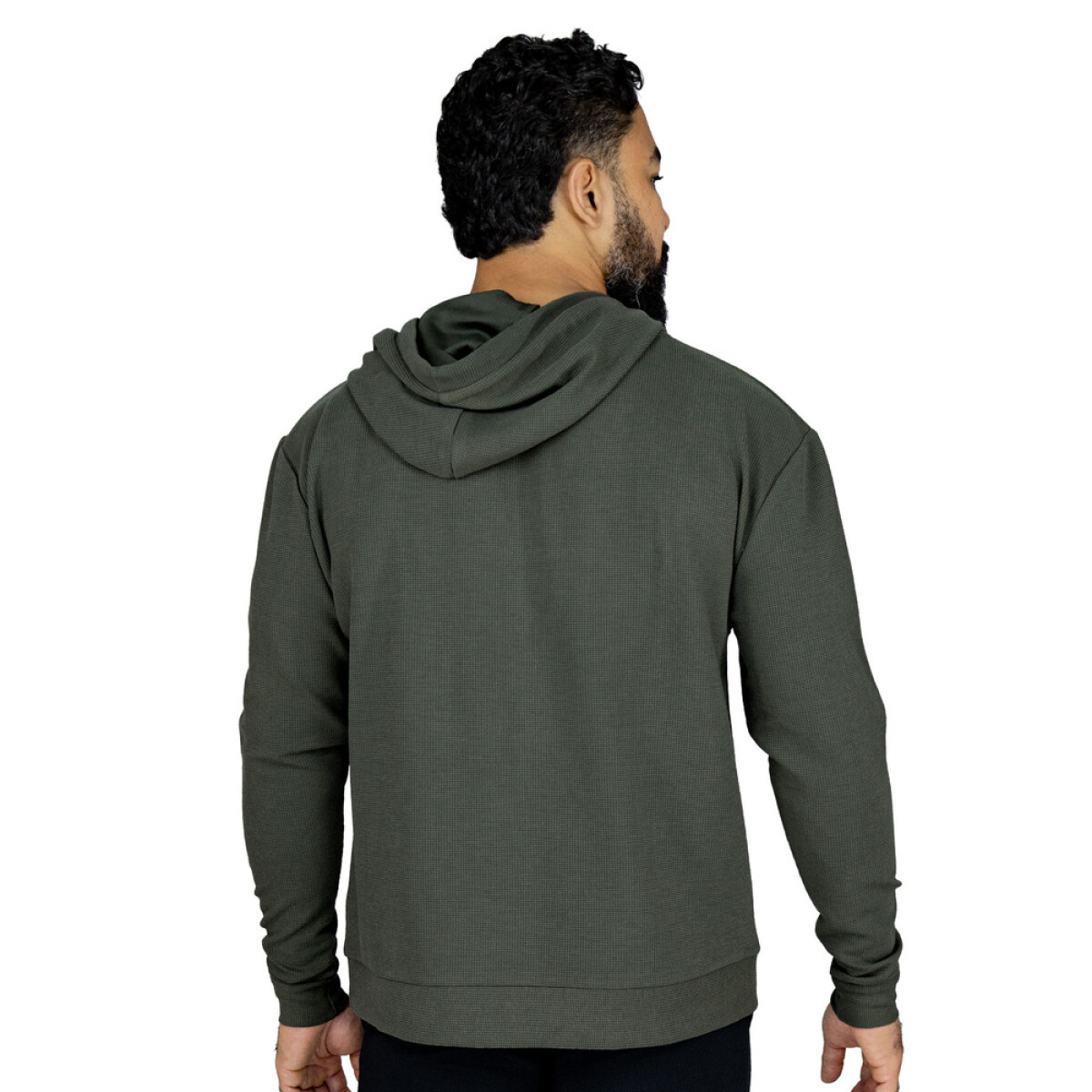 HODDIE MEN EVERLAST WAFFLE GN M6 XL - VERDE 
