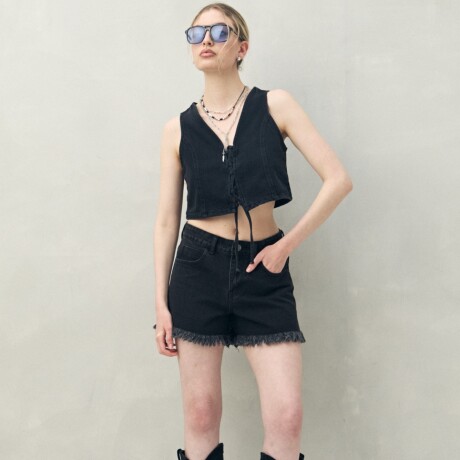 SHORT OMBRA Negro