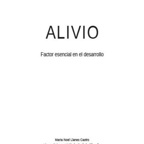 ALIVIO ALIVIO