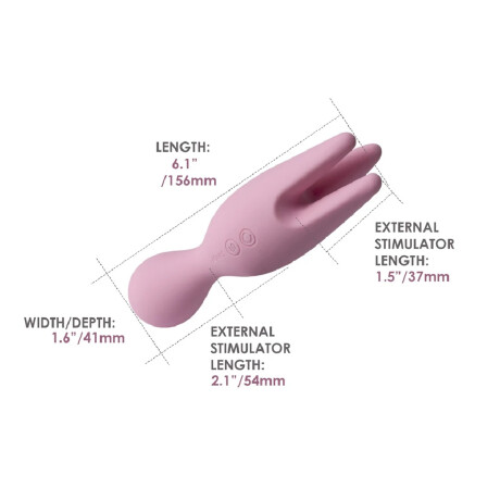 Vibrador Con Extensiones Vibratorias Ninfa Vibrador Con Extensiones Vibratorias Ninfa