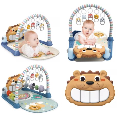 Gimnasio para Bebés con Piano de León 250205 AZUL