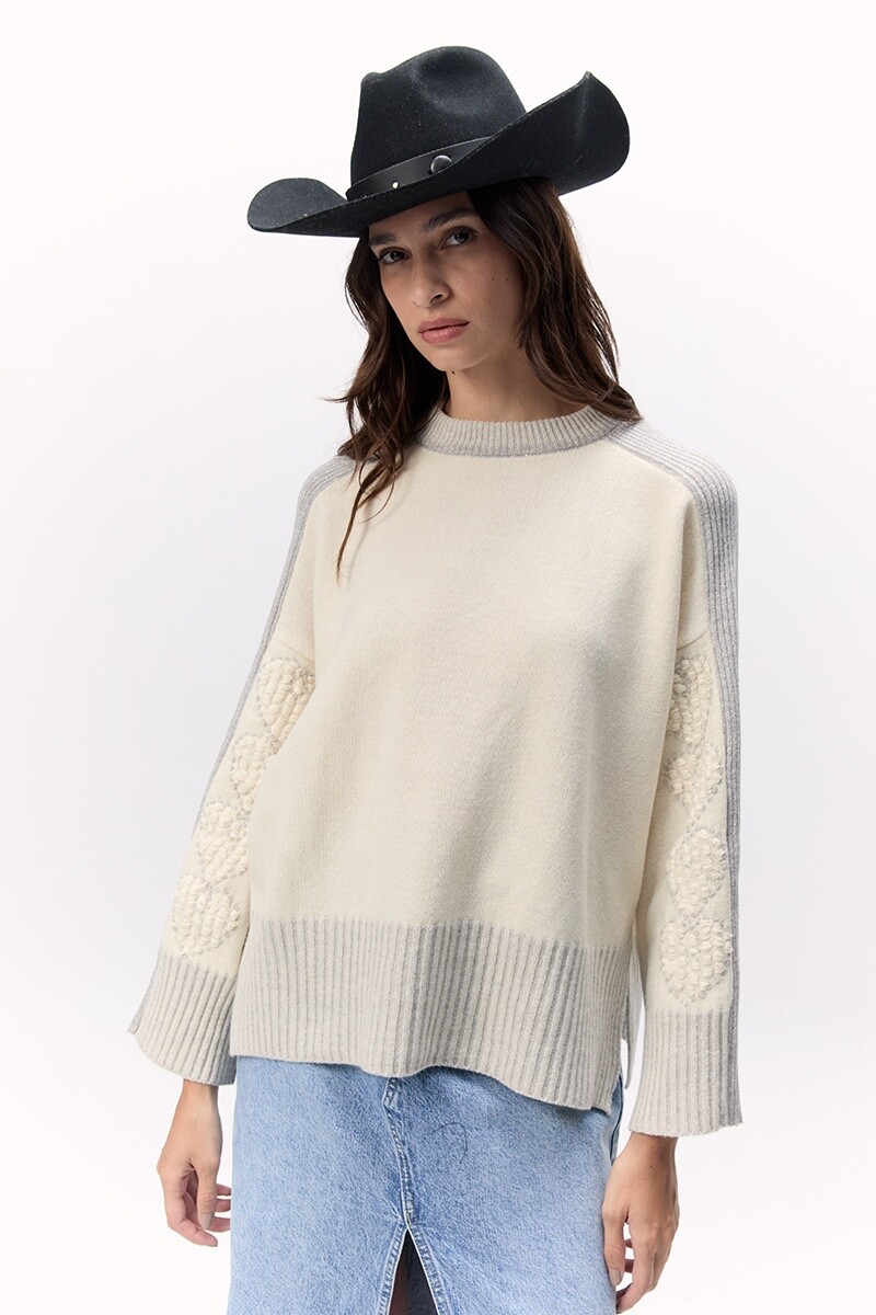 Sweater Cuore - Crudo 