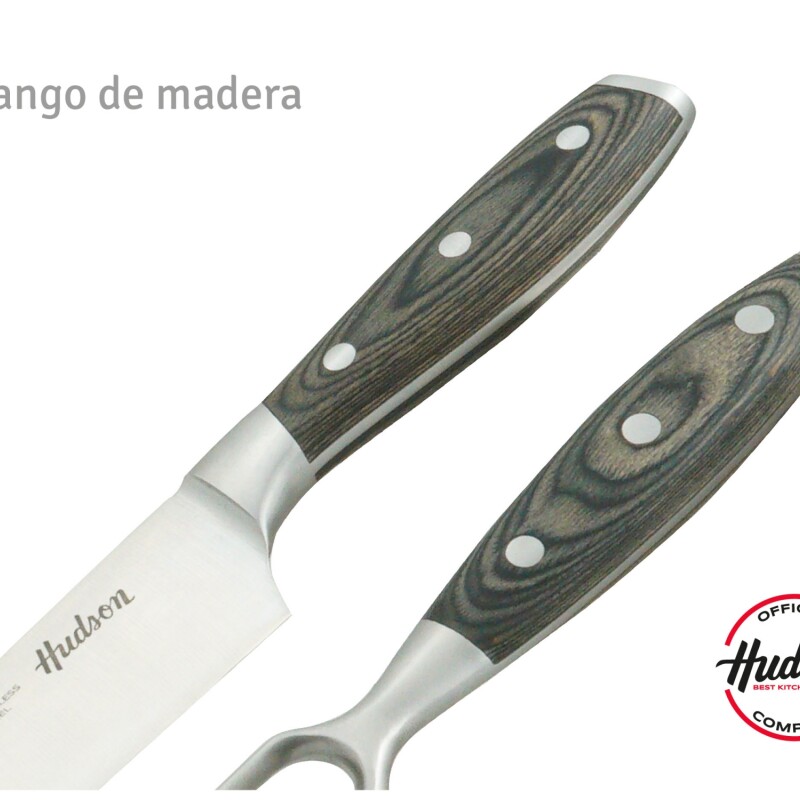 Set asador 2 Pzas cuchilla + Trinche Professional Hudson Set Asador 2 Pzas Cuchilla + Trinche Professional Hudson