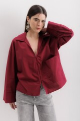 Camisa Ivana Bordeaux