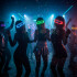 Gafas Lentes LED RGB Luces Colores Fiestas Cotillon Eventos Variante Transparente