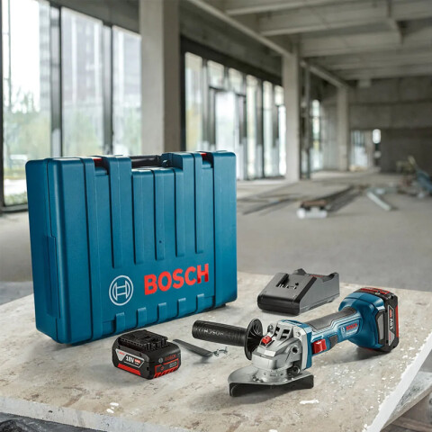 Amoladora angular inalámb. 5" 18V s/batería Bosch BS0244