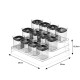 Set Organizador multinivel + 12 Potes TRANSPARENTE