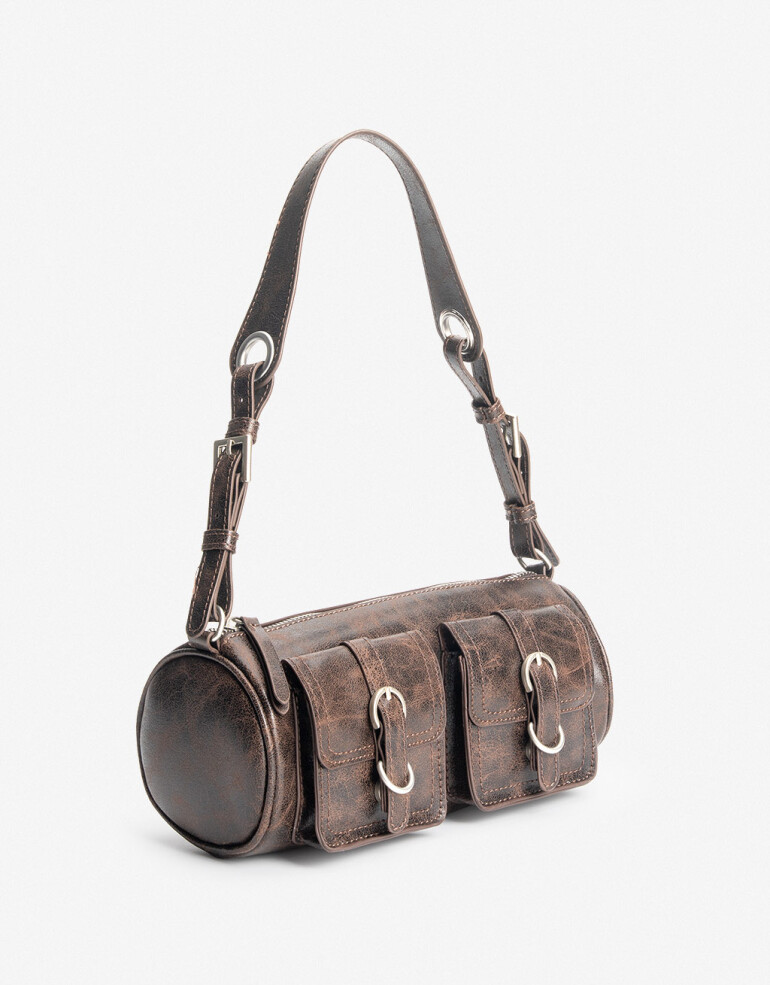 City Cartera Formato Baguette - Marron Chocolate