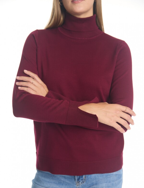 Polera Basica BORDEAUX